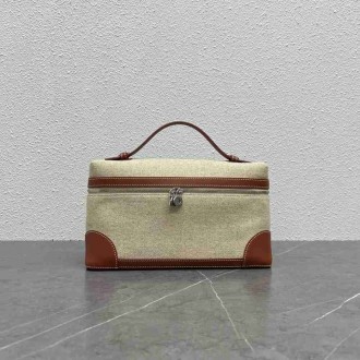Loro Piana Extra Pocket Pouch L19 in Linen