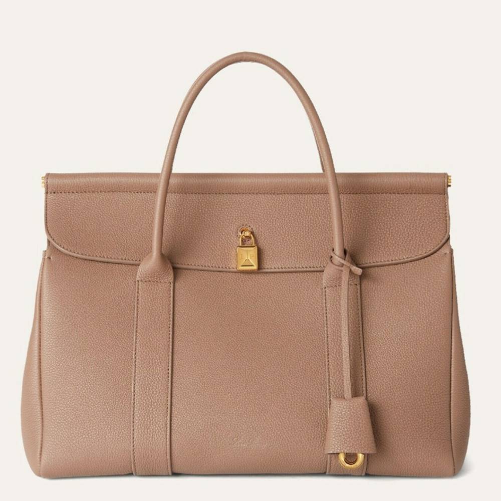 Loro Piana Loom L32 Bag in Fossil Grained Leather