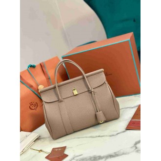 Loro Piana Loom L32 Bag in Fossil Grained Leather