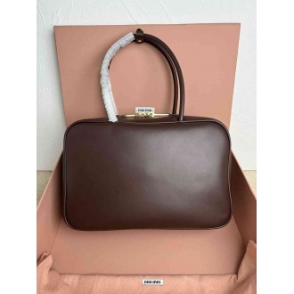 Miu Miu Beau Top-handle Bag in Briarwood Leather