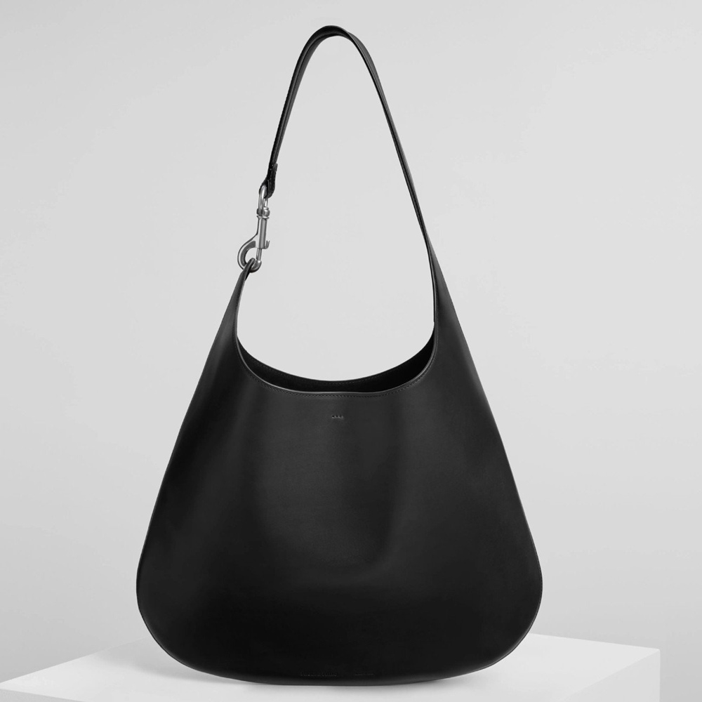 Phoebe Philo Bean Bag in Black Calfskin