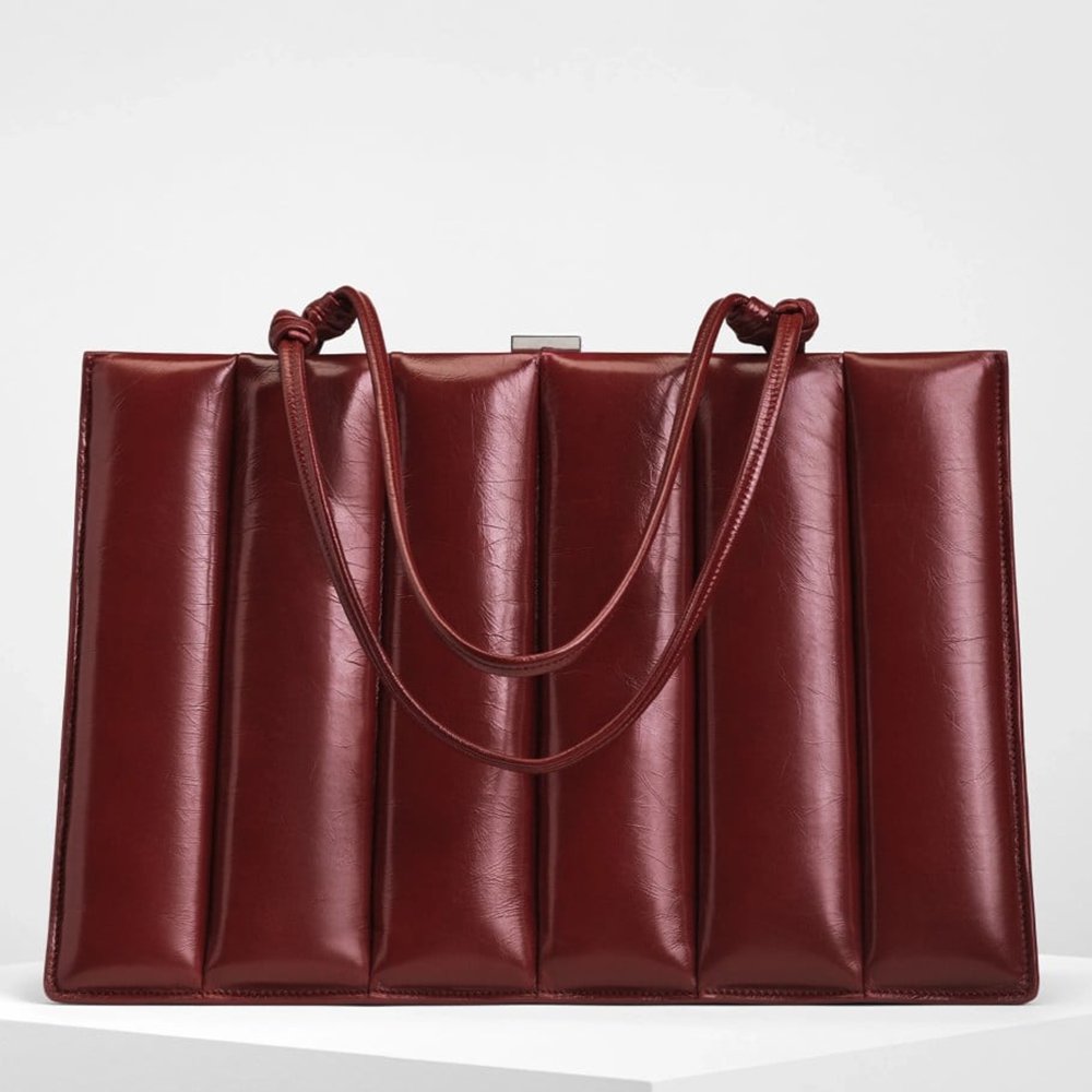 Phoebe Philo Drive Bag in Red Quilted Leather