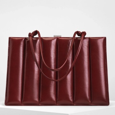 Phoebe Philo Drive Bag in Red Quilted Leather