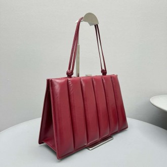 Phoebe Philo Drive Bag in Red Quilted Leather