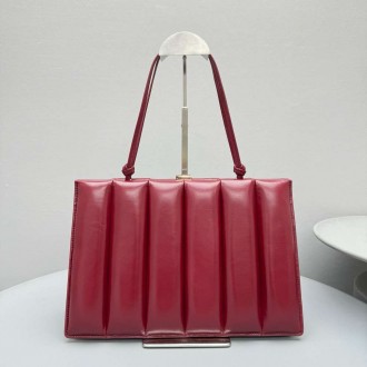 Phoebe Philo Drive Bag in Red Quilted Leather