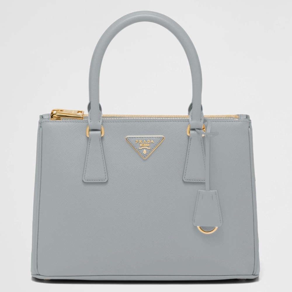 Prada Galleria Medium Bag in Cornflower Saffiano Leather