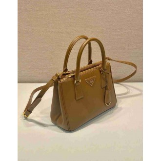 Prada Galleria Small Bag in Caramel Saffiano Leather