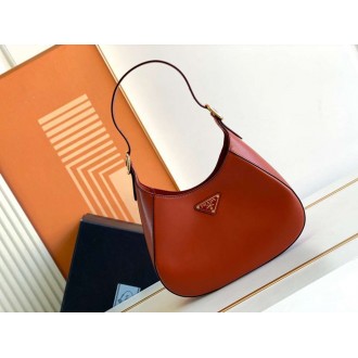 Prada Shoulder Bag in Berry Leather