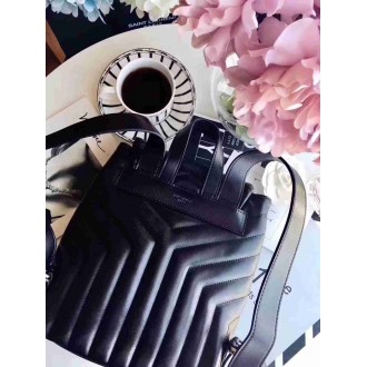 Saint Laurent Black Small LouLou Backpack