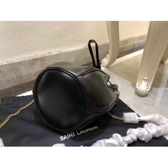 Saint Laurent Black Talitha Small Bucket Bag
