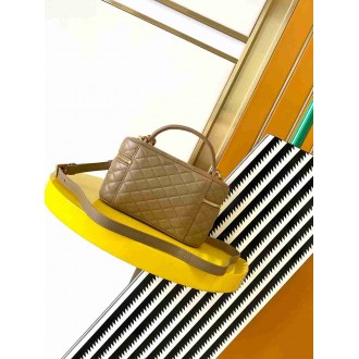 Saint Laurent Gaby Mini Vanity Bag in Beige Lambskin