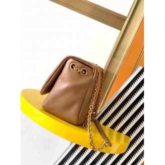 Saint Laurent Jamie 4.3 Small Bag in Brown Lambskin