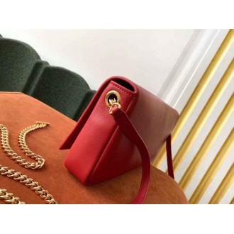 Saint Laurent Kate 99 Shoulder Bag In Red Lambskin