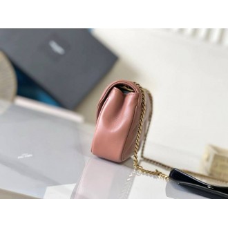 Saint Laurent LouLou Mini Bag in Hortensia Matelasse Lambskin