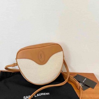 Saint Laurent Monogramme Sac C?ur Bag In Canvas