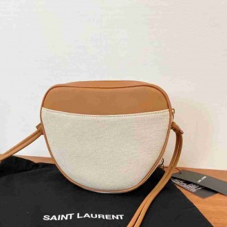 Saint Laurent Monogramme Sac C?ur Bag In Canvas