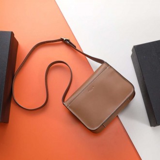 Saint Laurent Niki Besace Bag in Brown Natural Calfskin