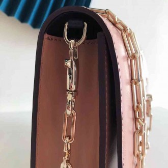 Valentino Vcase Small Chain Bag In Nude Calfskin